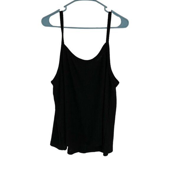 SHEIN Curve 3XL women's black pullover stretchy tank top rounded neckline summer - Picture 7 of 9